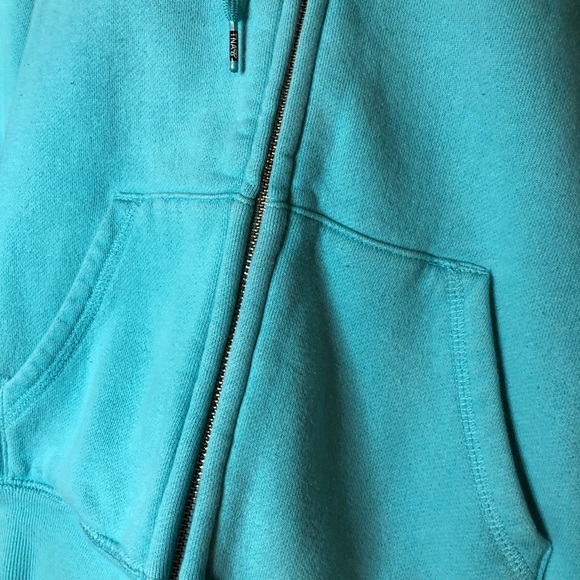 Aritzia TNA Zip-Up Hoodie | Aqua Size XS - Picture 12 of 13